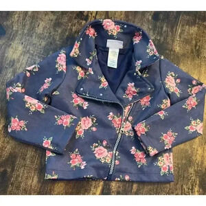 Little Lass | toddler girl moto-style jacket. Size: 3T.